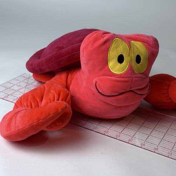Disney Princess‎ Little Mermaid Sebastian Jumbo XL Plush Stuff Animal Crab Red - Picture 7 of 7